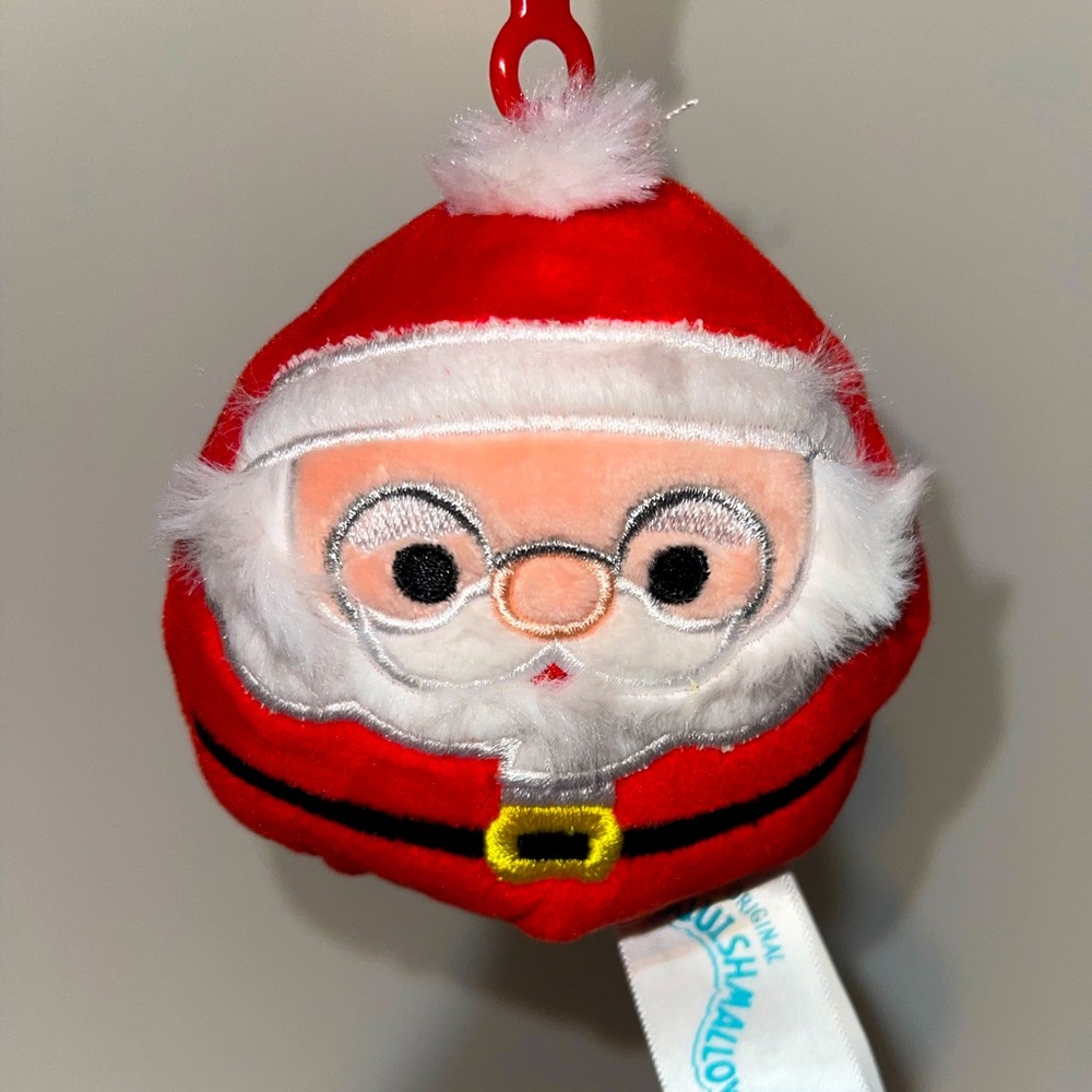 Nick the Santa Claus 3.5"  Squishmallow Clip Stuffed Plush